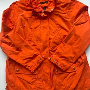 Ralph Lauren Bright Orange Utility Jacket with Snap Pockets